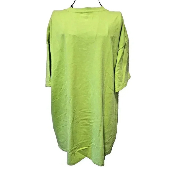 MSU Michigan State Spartans T-Shirt 2XL NWT Unisex Neon Green Sparty 100% Cotton - Picture 2 of 3